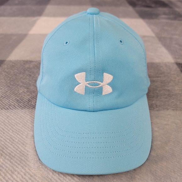 Under Armour Women's UA Free Fit Light Blue Hat Lightweight Logo Style 1361555 - Picture 1 of 8